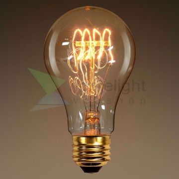 Edison A60 szénszálas dekor izzó 40W teljesítménnyel
