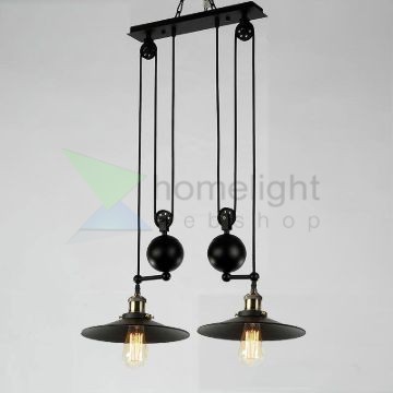 antik-2-es-csiga-lampa
