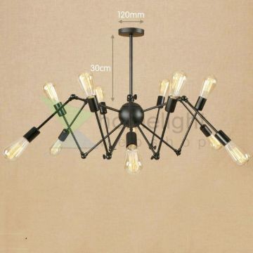 antik-12-karu-allithato-csillar-lampa