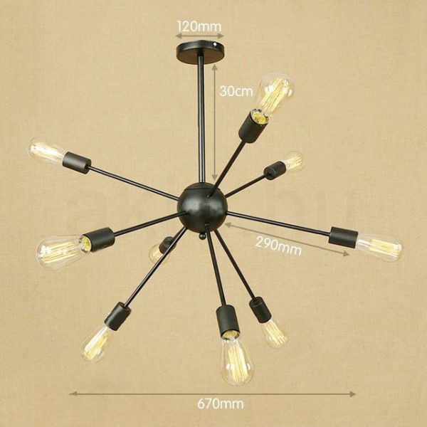 antik-9-karu-csillar-lampa