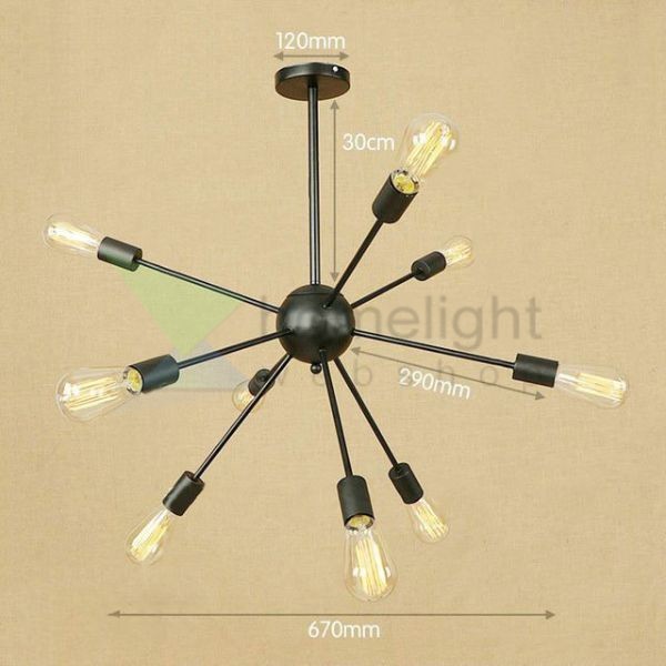 antik-9-karu-csillar-lampa