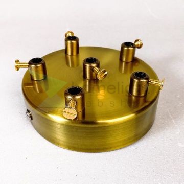 plafontarcsa-mennyezetirozsa-51-lyuku-100mm-antik-sargarez-oldal-rogzitos-fem-kabelrogzitovel