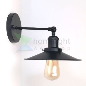 matt-fekete-fali-lampa-lapos-buraval