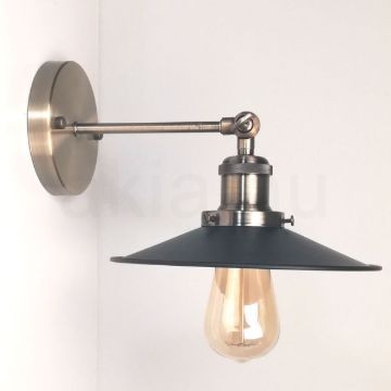 antik-bronz-fali-lampa-fekete-lapos-buraval