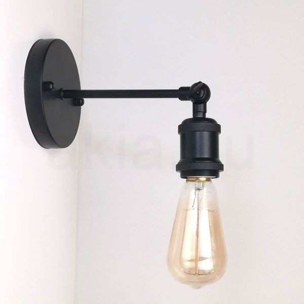 antik-fali-lampa-matt-fekete