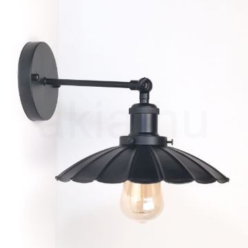antik-fali-lampa-matt-fekete-szin-olvaso-buraval