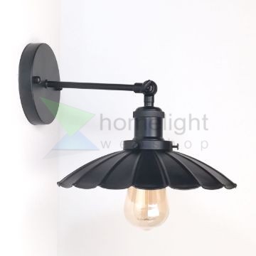 antik-fali-lampa-matt-fekete-szin-olvaso-buraval