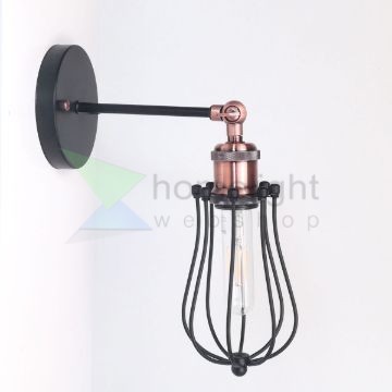 antik-fali-lampa-matt-fekete-antik-vorosrez-szin-csepp-alaku-raccsal