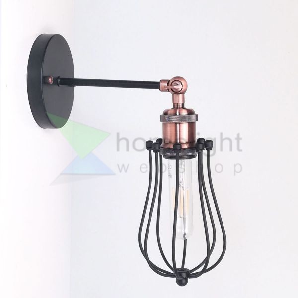 antik-fali-lampa-matt-fekete-antik-vorosrez-szin-csepp-alaku-raccsal