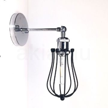 antik-fali-lampa-fenyes-krom-szin-csepp-alaku-raccsal