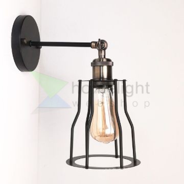 antik-fali-lampa-matt-fekete-antik-bronz-szin-csepp-alaku-raccsal
