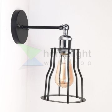 antik-fali-lampa-matt-fekete-fenyes-krom-szin-csepp-alaku-raccsal