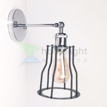 antik-fali-lampa-fenyes-krom-szin-csepp-alaku-raccsal