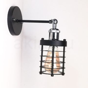 antik-fali-lampa-matt-fekete-fenyes-krom-szin-csepp-alaku-raccsal