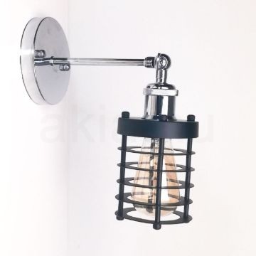 antik-fali-lampa-fenyes-krom-szin-csepp-alaku-raccsal