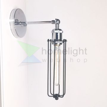 antik-fali-lampa-fenyes-krom-szin-csepp-alaku-raccsal