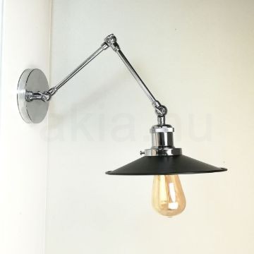 antik-fali-lampa-fenyes-krom-szin-lapos-buraval