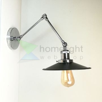 antik-fali-lampa-fenyes-krom-szin-lapos-buraval