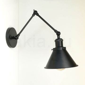 antik-fali-olvaso-lampa-matt-fekete-szin-kis-buraval