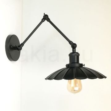antik-fali-olvaso-lampa-matt-fekete-szin-hullamos-buraval