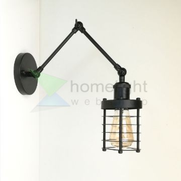 antik-fali-olvaso-lampa-matt-fekete-szin-csepp-alaku-raccsal