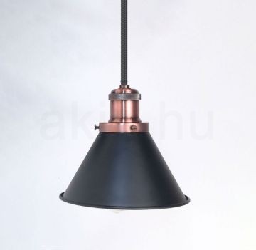 antik-fuggesztek-lampa-matt-fekete-antik-vorosrez-szin-kis-buraval