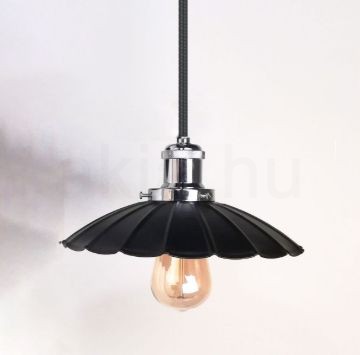 antik-fuggesztek-lampa-matt-fekete-fenyes-krom-szin-hullamos-buraval
