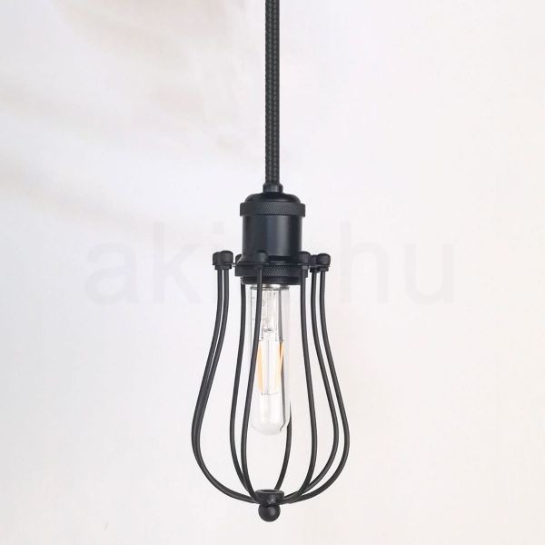 antik-fuggesztek-lampa-matt-fekete-szin-csepp-alaku-raccsal
