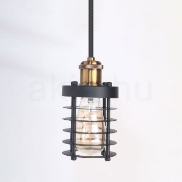 antik-fuggesztek-lampa-matt-fekete-antik-sargarez-szin-henger-alaku-raccsal
