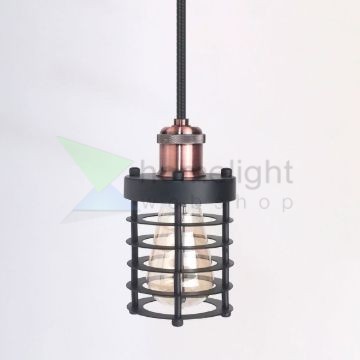 antik-fuggesztek-lampa-matt-fekete-antik-vorosrez-szin-henger-alaku-raccsal