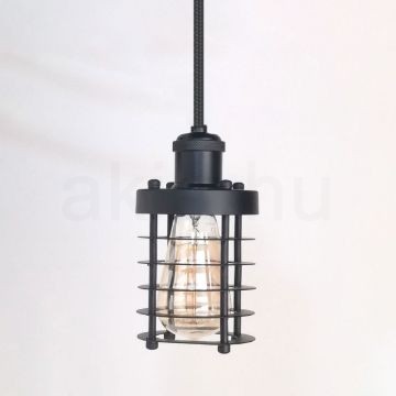 antik-fuggesztek-lampa-matt-fekete-szin-henger-alaku-raccsal