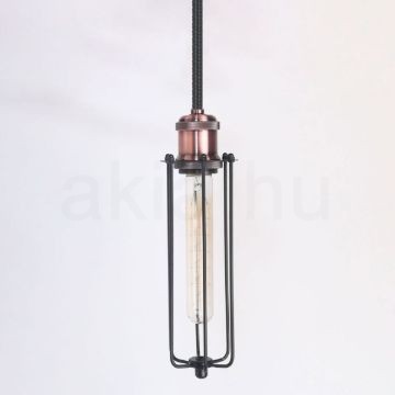antik-fuggesztek-lampa-matt-fekete-antik-vorosrez-szin-hosszu-raccsal