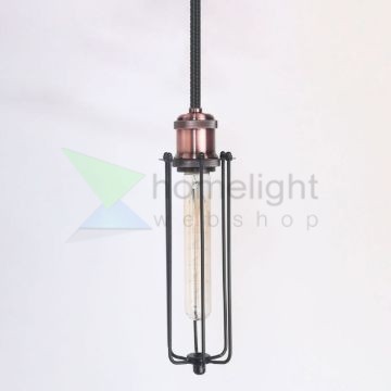 antik-fuggesztek-lampa-matt-fekete-antik-vorosrez-szin-hosszu-raccsal