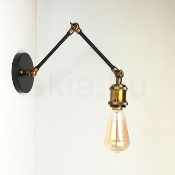 antik-fali-olvaso-lampa-matt-fekete-antik-sargarez-szin