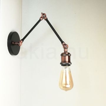 antik-fali-olvaso-lampa-matt-fekete-antik-vorosrez-szin