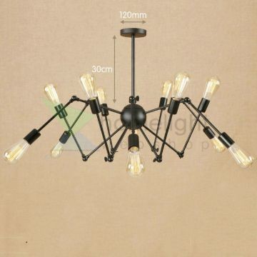 antik-12-karu-csillar-lampa
