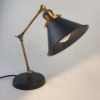 antik-asztali-lampa-sargarez-szin-fekete-buraval
