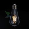 LED Filament dekor izzó - ST64 - 6W - E27 720LM