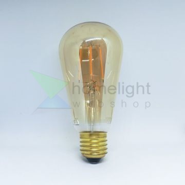 LED filament dekor izzó antikolt - ST64 - 4 watt