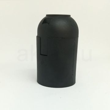 Bakelit Foglalat matt fekete szín E27