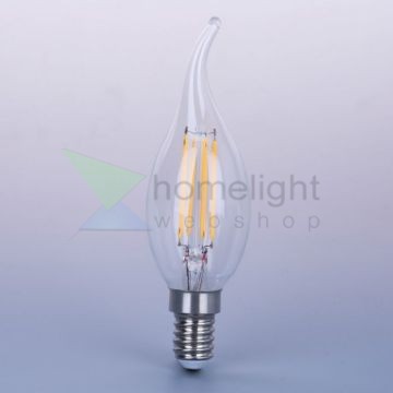 LED filament dekor izzó - C35L - 4 watt