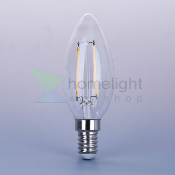 LED filament dekor izzó - C35 - 4 watt - szabályozható