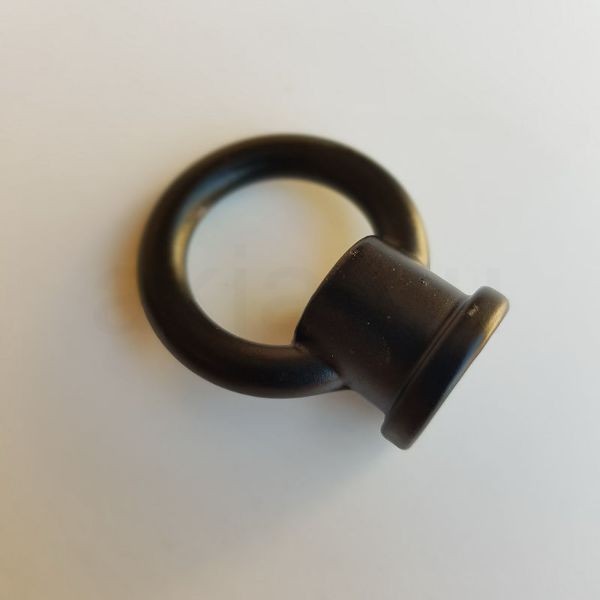 Lámpa tartógyűrű matt fekete - belső menetes 18mm
