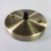 Plafontárcsa mennyezetirózsa 120mm sima antik bronz szín