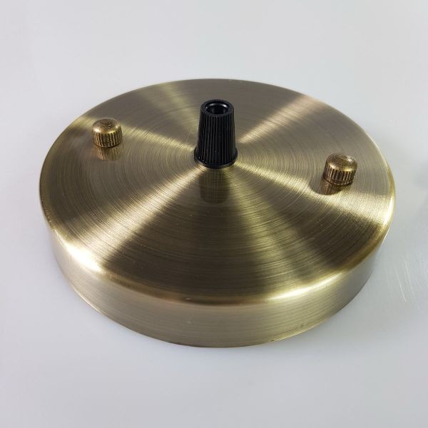 Plafontárcsa mennyezetirózsa 120mm sima antik bronz szín