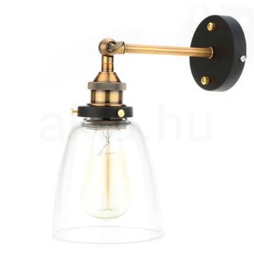antik-fali-lampa-uvegburaval