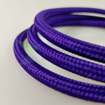 Lila textil kábel  - 2x0,75