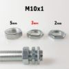 Hexagon anyacsavar M10 - 3mm