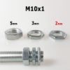 Hexagon anyacsavar M10 - 2mm