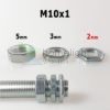 Hexagon anyacsavar M10 - 2mm